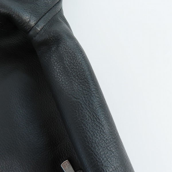 実際に弊社で買取させて頂いたNO ID./ノーアイディー ダブル レザージャケット ライダース 439030-878L/2の画像 6枚目