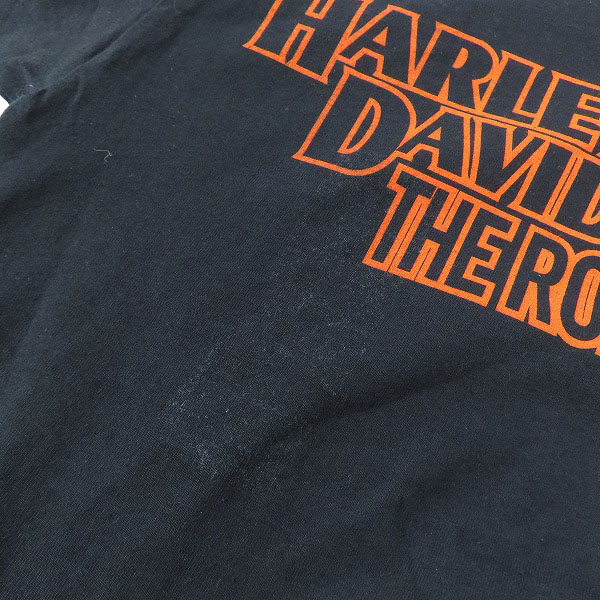 実際に弊社で買取させて頂いたHARLEY-DAVIDSON/ハーレーダビッドソン×The Rolling Stones/ローリングストーンズ ロンT 長袖Tシャツ/Sの画像 5枚目