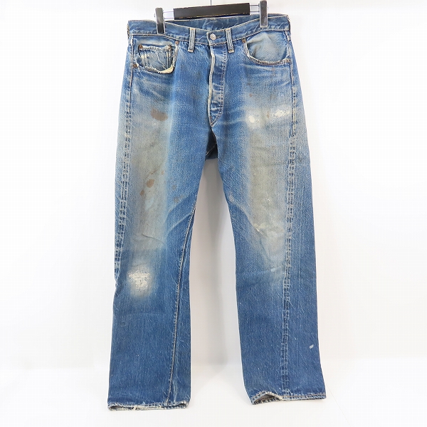 実際に弊社で買取させて頂いたLEVI'S/リーバイス ヴィンテージ 50~60s 501 刻印W 均等V/ビックE/オフセットセンターループ デニムパンツ