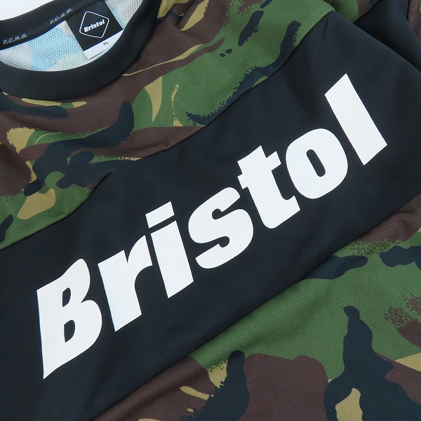 実際に弊社で買取させて頂いたF.C.Real Bristol/F.Cレアルブリストル 22SS/L/S TOP TOUR TEE 長袖 ロゴ プリント Tシャツ FCRB-220048/XLの画像 4枚目