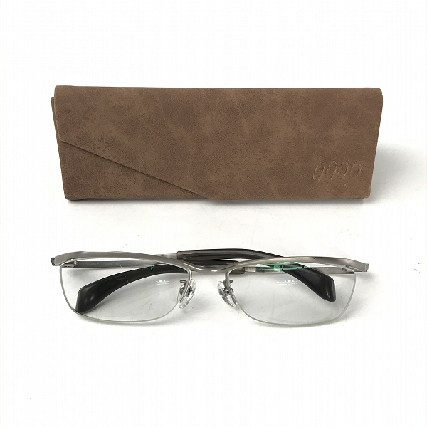 実際に弊社で買取させて頂いた999.9/フォーナインズ チタンシャーリング 度入り 眼鏡/メガネフレーム/アイウェア S-801Tの画像 8枚目