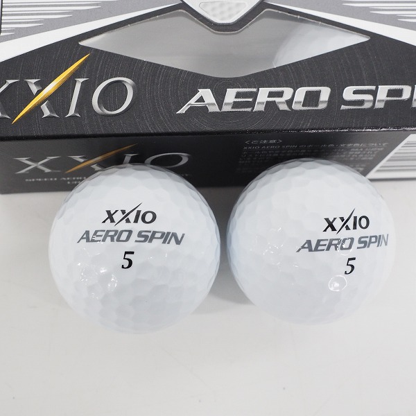 実際に弊社で買取させて頂いた【未使用/オウンネーム含】DUNLOP/ダンロップ XXIO/ゼクシオ SUPER XD+,AERO SPIN 他 ゴルフボール 計14個の画像 3枚目