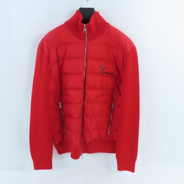 実際に弊社で買取させて頂いた【JPタグ】MONCLER/モンクレール 19AW MAGLIONE TRICOT CARDIGAN ニット切り替えダウン E20919422350 A9071/XL