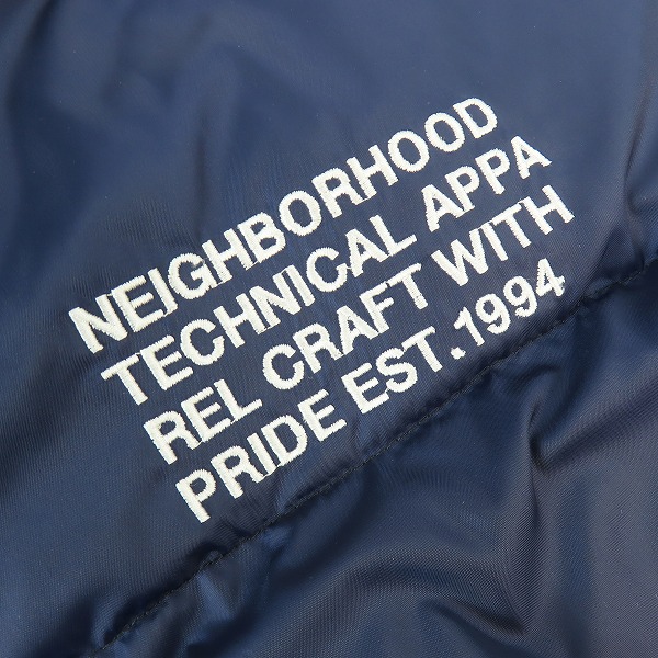 実際に弊社で買取させて頂いたNEIGHBORHOOD/ネイバーフッド 2022FW DOWN JK.PE/ダウンジャケット 222TSNH-JKM10/Mの画像 7枚目