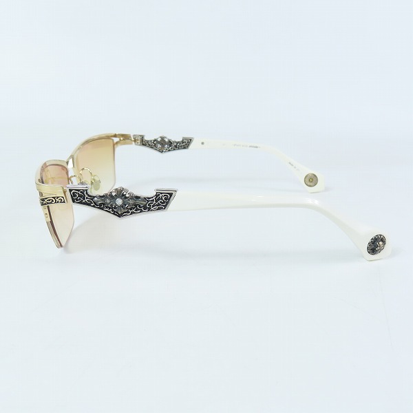 実際に弊社で買取させて頂いたA'rossvy/ロズヴィー PREMIUM COLLECTION 15周年モデル ダイヤモンド サングラス/アイウェア MOD009の画像 2枚目