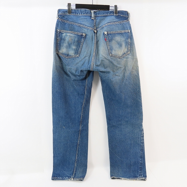 実際に弊社で買取させて頂いたLEVI'S/リーバイス ヴィンテージ 50~60s 501 刻印W 均等V/ビックE/オフセットセンターループ デニムパンツの画像 1枚目