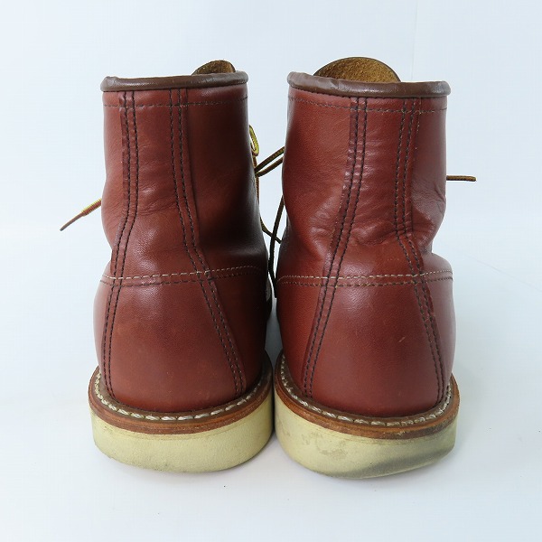 実際に弊社で買取させて頂いたRED WING/レッドウィング アイリッシュセッターモックトゥブーツ 9106 8.5Dの画像 1枚目
