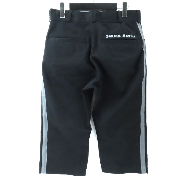 実際に弊社で買取させて頂いたBOUNTY HUNTER/バウンティーハンター 7分丈 パンツ ブラック 32の画像 1枚目