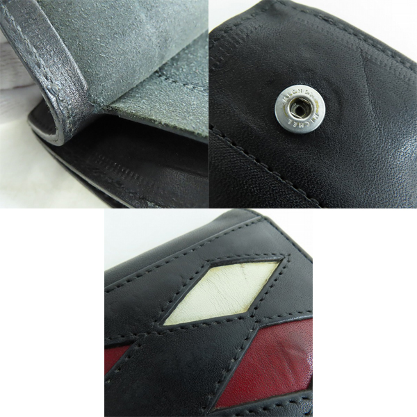 実際に弊社で買取させて頂いたRED MOON/レッドムーン Losers Boogie S字フックロープ付 レザー ロングウォレット 長財布の画像 9枚目