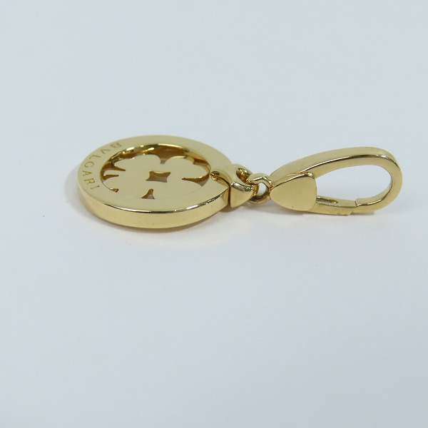 実際に弊社で買取させて頂いたBVLGARI/ブルガリ トンドチャーム/ペンダントトップ クローバー AU750/K18YG/イエローゴールドの画像 3枚目