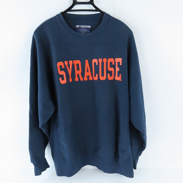 実際に弊社で買取させて頂いたchampion/チャンピオン Reverse Weave/リバースウィーブ SYRACUSE/カレッジロゴ スウェット