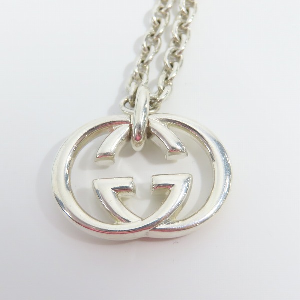 実際に弊社で買取させて頂いたGUCCI/グッチ GGロゴ インターロッキングG ネックレスの画像 2枚目