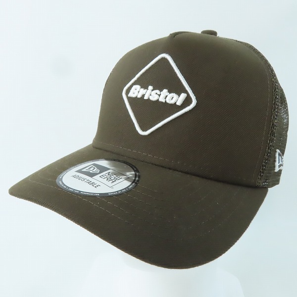 実際に弊社で買取させて頂いたF.C.Real Bristol×NEW ERA/F.Cレアルブリストル×ニューエラ メッシュ キャップ 茶 FCRB-202084