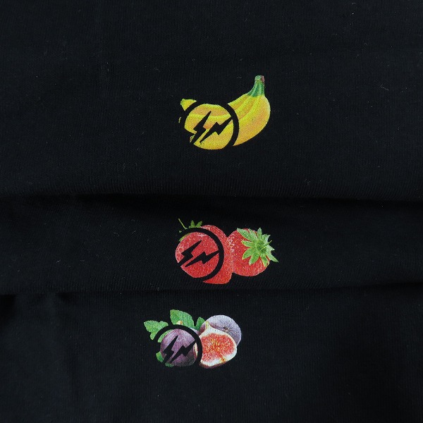 実際に弊社で買取させて頂いた(2)FRAGMENT DESIGN/フラグメントデザイン THE CONVENI GINZA ザコンビニ FRUIT OF THE LOOM 3P TEE/ブラックの画像 3枚目