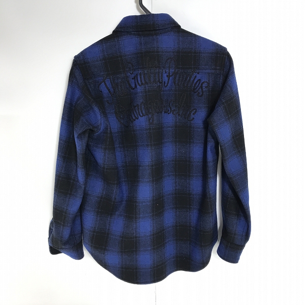 実際に弊社で買取させて頂いたWACKO MARIA/ワコマリア ウール混 チェックシャツ/Sの画像 1枚目