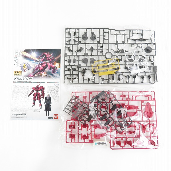 実際に弊社で買取させて頂いた【未組立】BANDAI/バンダイ ガンダム 鉄血のオルフェンズ HG 1/144 グリムゲルデ/モビルレギンレイズ ジュリエッタ機 2点セットの画像 1枚目