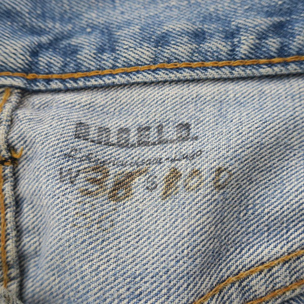 実際に弊社で買取させて頂いたLEVI'S/リーバイス ヴィンテージ 501 66前期 ボタン裏刻印6 スモールe  ボタンフライ デニムパンツ /36の画像 8枚目