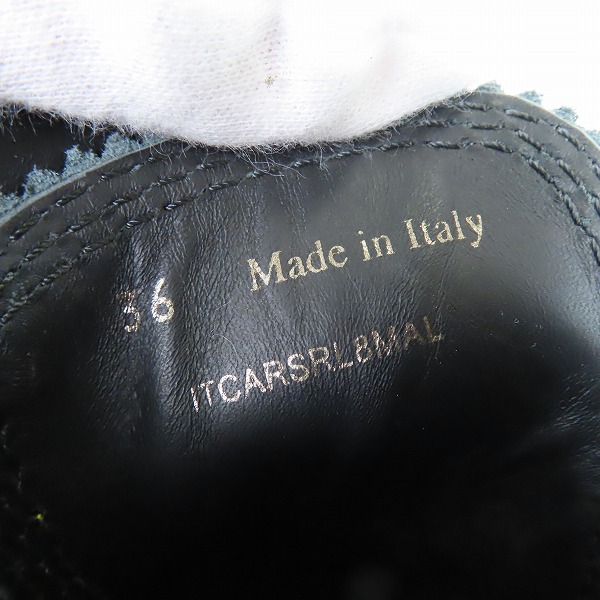 実際に弊社で買取させて頂いたBURBERRY LONDON ENGLAND/バーバリーロンドンイングランド レースアップブーツ 36の画像 5枚目