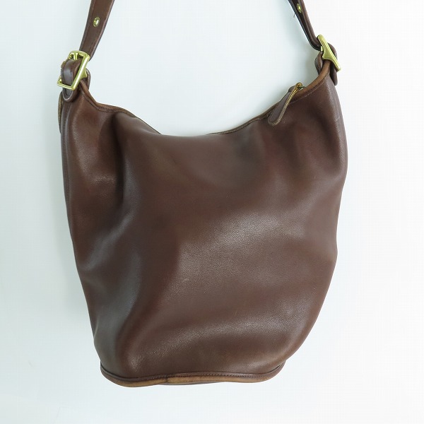 実際に弊社で買取させて頂いたCOACH/コーチ オールドコーチ カウハイドレザーショルダーバッグ 9085の画像 1枚目