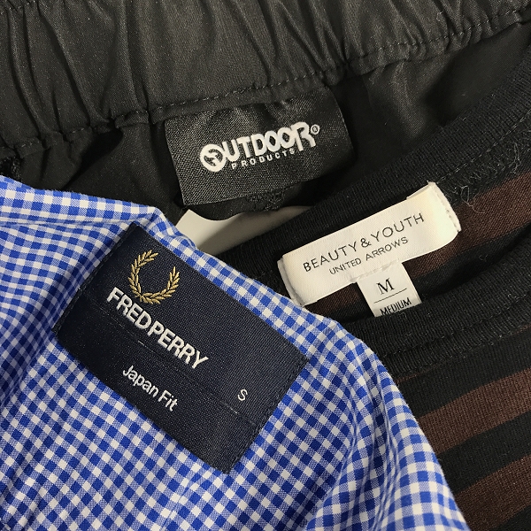 実際に弊社で買取させて頂いた【おまとめ】アウトドア/ユナイテッドアローズ/フレッドペリー 等 カーゴパンツ/ロンT /チェックシャツ 他の画像 1枚目