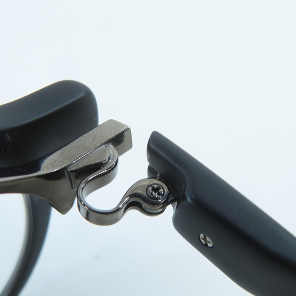 実際に弊社で買取させて頂いた999.9/フォーナインズ  跳ね上げ アイウェア/メガネフレーム ブラックマット NPM-57の画像 7枚目