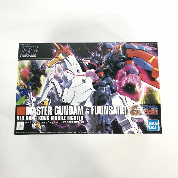 実際に弊社で買取させて頂いた【未組立】BANDAI/バンダイ 1/144 GF13-001NHⅡ マスターガンダム&風雲再起 HG