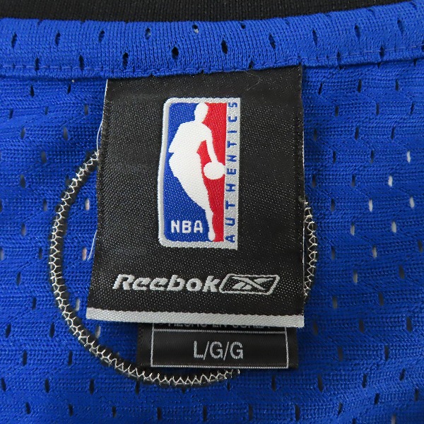 実際に弊社で買取させて頂いたReebok/リーボック NEW YORK/ニューヨーク Stephon MARBURY/ステフォン・マーブリー #3 ユニフォーム/Lの画像 2枚目