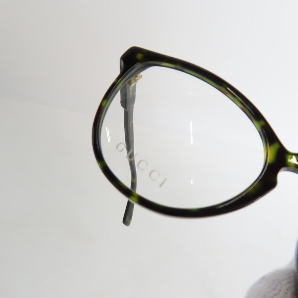 実際に弊社で買取させて頂いたGUCCI/グッチ メガネフレーム アイウェア GG0534OA-002の画像 8枚目