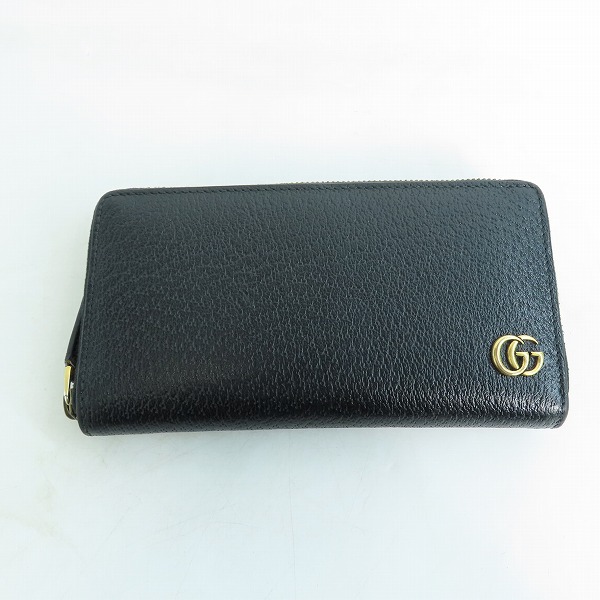 実際に弊社で買取させて頂いたGUCCI/グッチ ラウンドファスナー長財布 GGマーモント