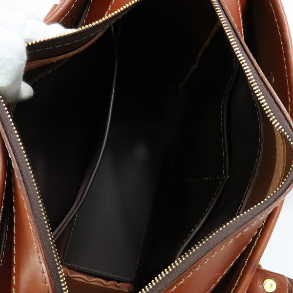 実際に弊社で買取させて頂いたHERZ/ヘルツ ハンドバッグ 多収納 2wayトート AI-2329の画像 3枚目