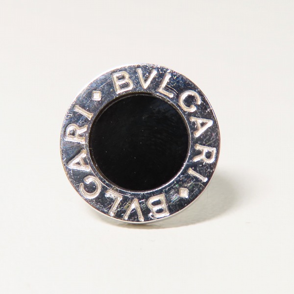 実際に弊社で買取させて頂いたBVLGARI/ブルガリ ブルガリブルガリ AU750/K18WG×オニキス ピアス の画像 1枚目