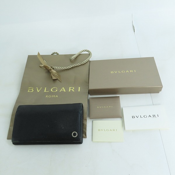 実際に弊社で買取させて頂いたBVLGARI/ブルガリ 二つ折り ロングウォレット/長財布の画像 9枚目