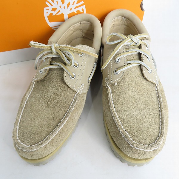 実際に弊社で買取させて頂いたTimberland × nonnative/ティンバーランド ×ノンネイティブ 24SS 3EYE CLASSIC “TAUPE”モカシンシューズ NN-F4451/7.5