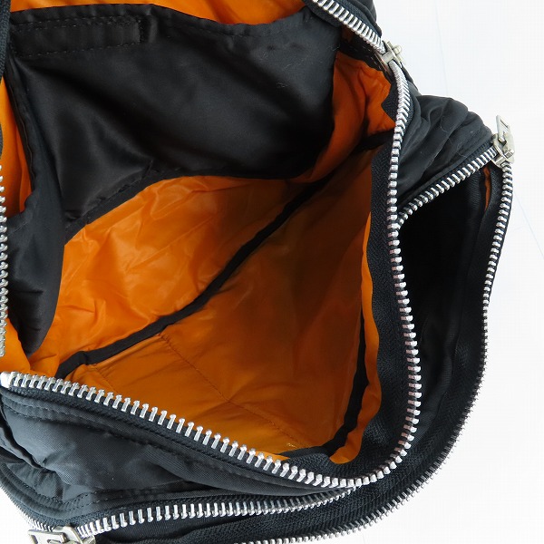 実際に弊社で買取させて頂いたPORTER×GOODENOUGH/ポーター×グッドイナフ ダブルジップ ウエストバッグ/ショルダーバッグ ブラックの画像 4枚目