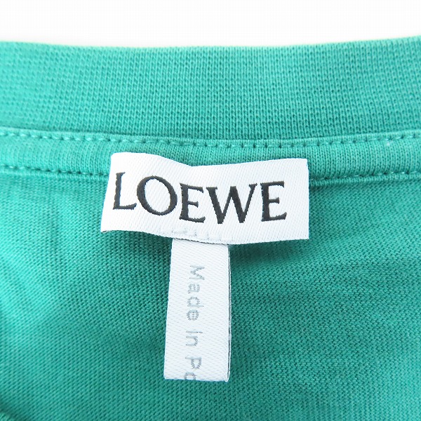 実際に弊社で買取させて頂いた【JPタグ】LOEWE/ロエベ 24SS アナグラム刺繍 クルーネック半袖Tシャツ H526Y22X75/Mの画像 2枚目