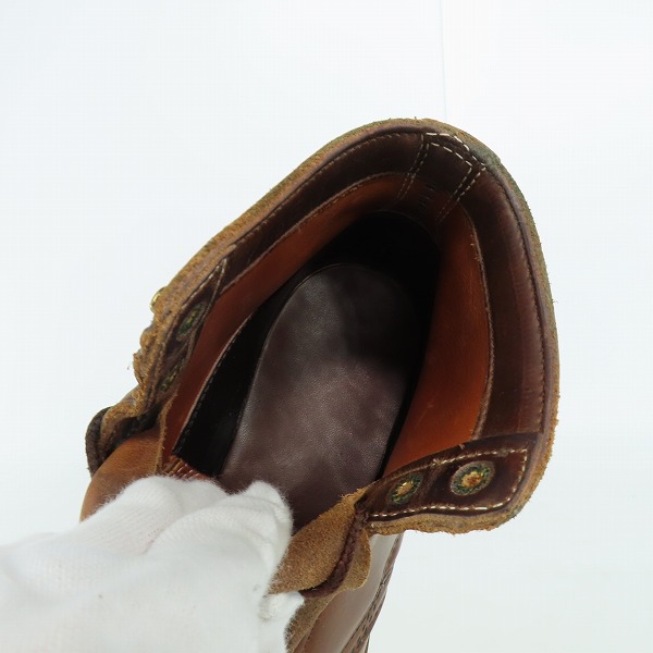 実際に弊社で買取させて頂いたWHITE'S BOOTS/ホワイツブーツ SEMI DRESS STRAIGHT TIP セミドレス ストレートチップ レースアップブーツ 2332C 7.5Eの画像 4枚目