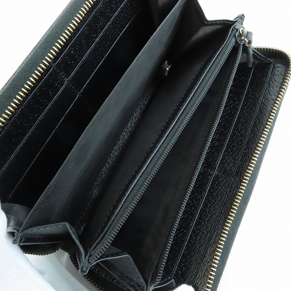 実際に弊社で買取させて頂いたGUCCI/グッチ ラウンドファスナー長財布 GGマーモントの画像 3枚目
