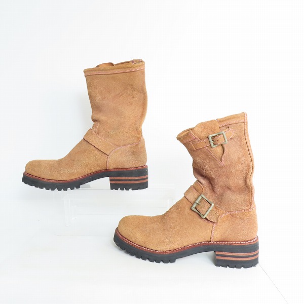 実際に弊社で買取させて頂いたBACKLASH/バックラッシュ スエード エンジニアブーツ/26の画像 3枚目