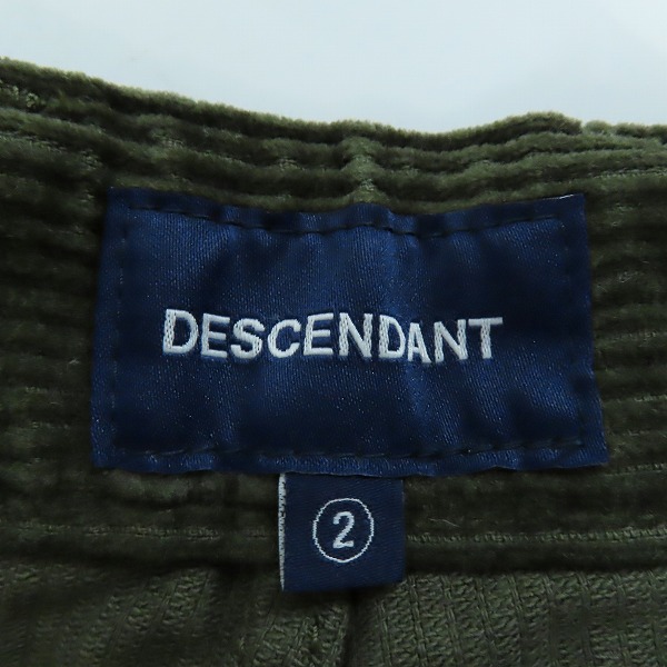 実際に弊社で買取させて頂いたDESCENDANT/ディセンダント コーデュロイパンツ/2の画像 2枚目