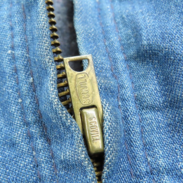 実際に弊社で買取させて頂いたcarhartt/カーハート 襟コーデュロイ ジップアップ デニムジャケット/38の画像 4枚目