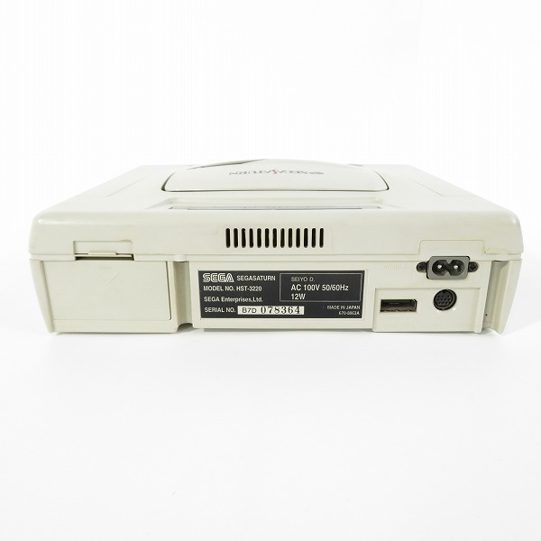 実際に弊社で買取させて頂いた【ジャンク】SEGA/セガ SEGA SATURN/セガサターン/SS 本体 HST-3220 ミストグレー/白の画像 4枚目