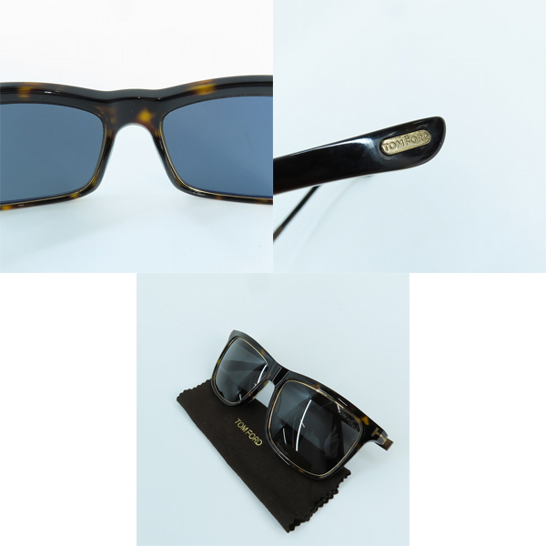 実際に弊社で買取させて頂いたTOM FORD/トムフォード Karlie/カーリー サングラス  TF392 52Jの画像 9枚目