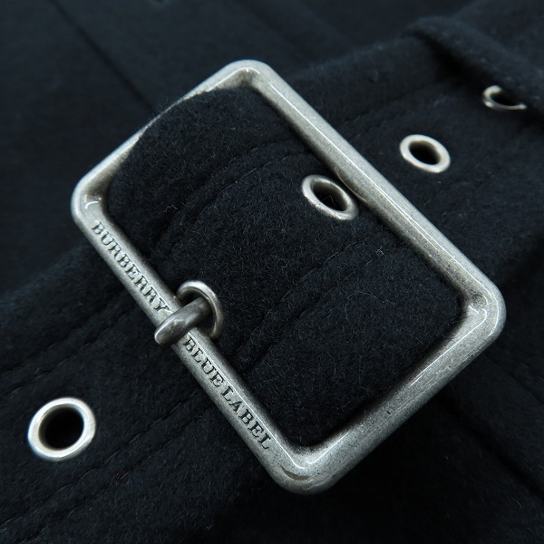 実際に弊社で買取させて頂いたBURBERRY BLUE LABEL/バーバリーブルーレーベル スタンドカラー ウールコート FNF08-813-09/36の画像 7枚目
