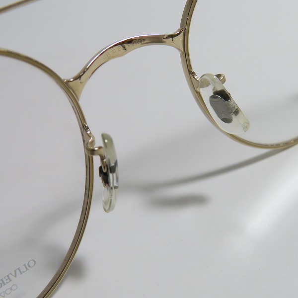 実際に弊社で買取させて頂いたOLIVER PEOPLES/オリバーピープルズ Cheswick WG メタルフレーム メガネフレーム アイウェアの画像 3枚目