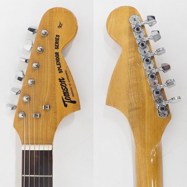 実際に弊社で買取させて頂いた★Tomson/トムソン SPLENDOR SERIES ムスタングType エレキギター ソフトケース付の画像 2枚目
