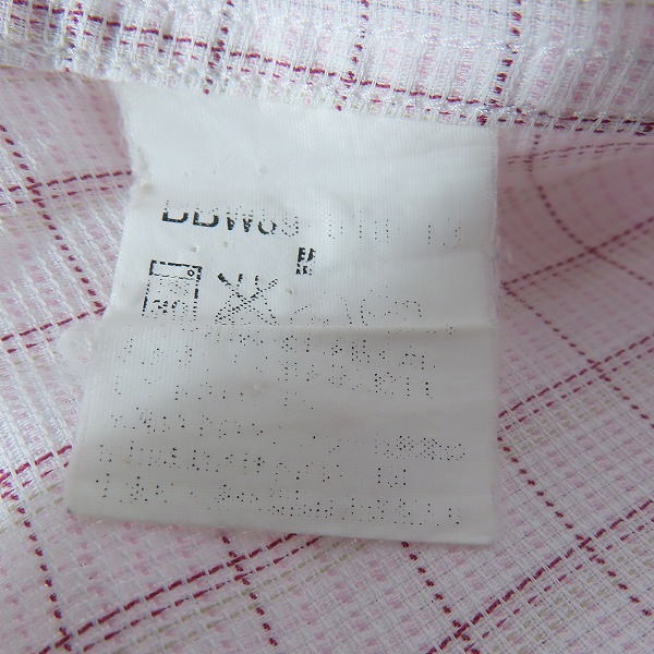 実際に弊社で買取させて頂いたBURBERRY LONDON/バーバリーロンドン 胸刺繍 チェック柄 長袖ボタンシャツ/Mの画像 4枚目