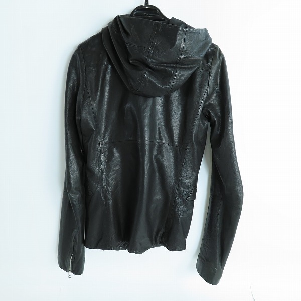 実際に弊社で買取させて頂いたEKAM/エカム 変形/多ジップ レザーライダースジャケットの画像 1枚目