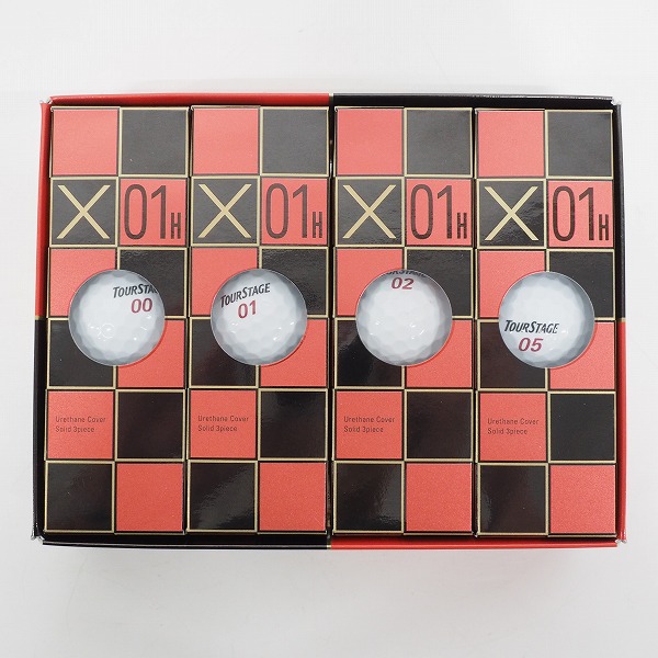 実際に弊社で買取させて頂いた【未使用】BRIDGESTONE/ブリヂストン TOURSTAGE/ツアーステージ X01H ゴルフボール ホワイト 1ダース