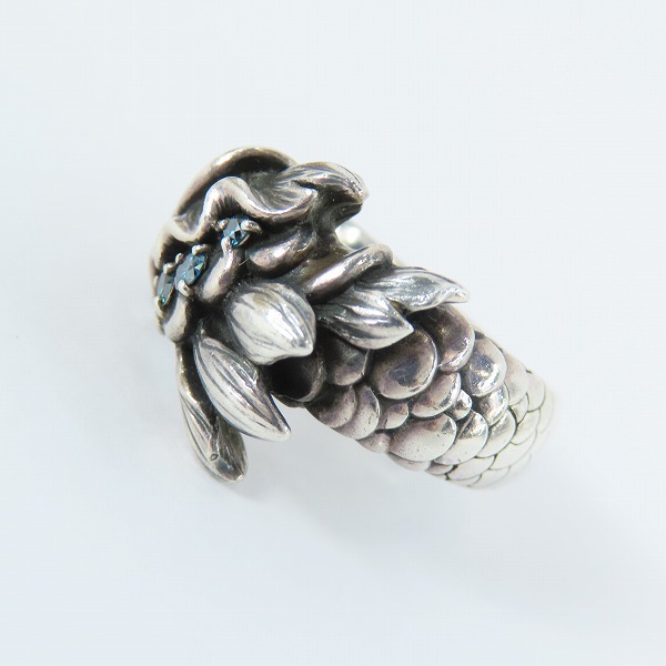 実際に弊社で買取させて頂いたBloody Mary/ブラッディマリー ブルーリープフィン リング 13号