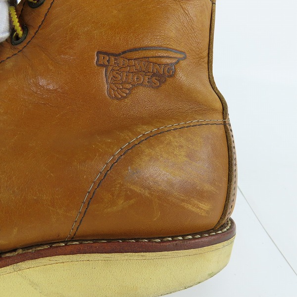 実際に弊社で買取させて頂いたRED WING/レッドウィング アイリッシュセッター モックトゥ ブーツ 875/US9の画像 8枚目